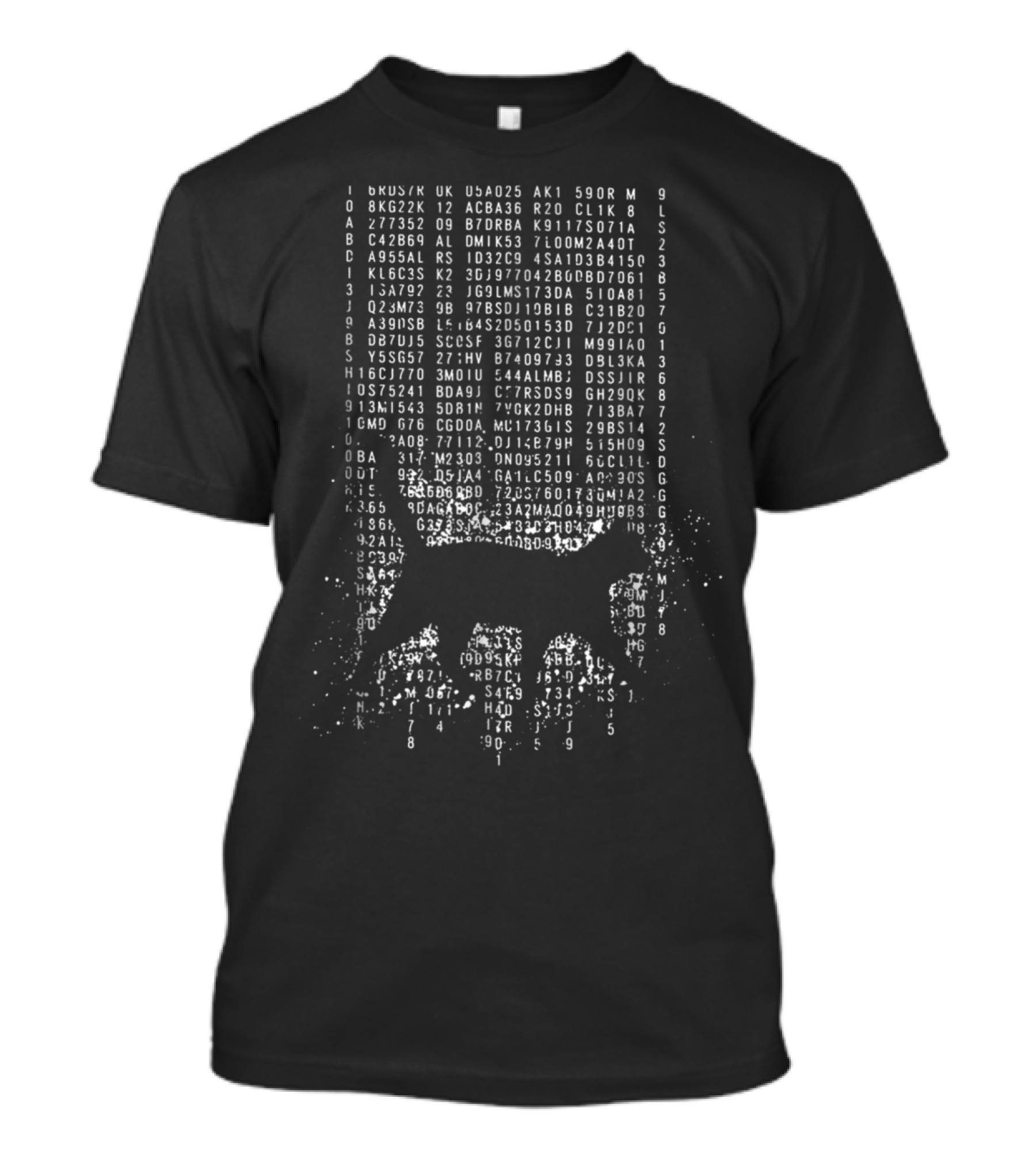 Matrix Code Cat Digital Illusion T-Shirt