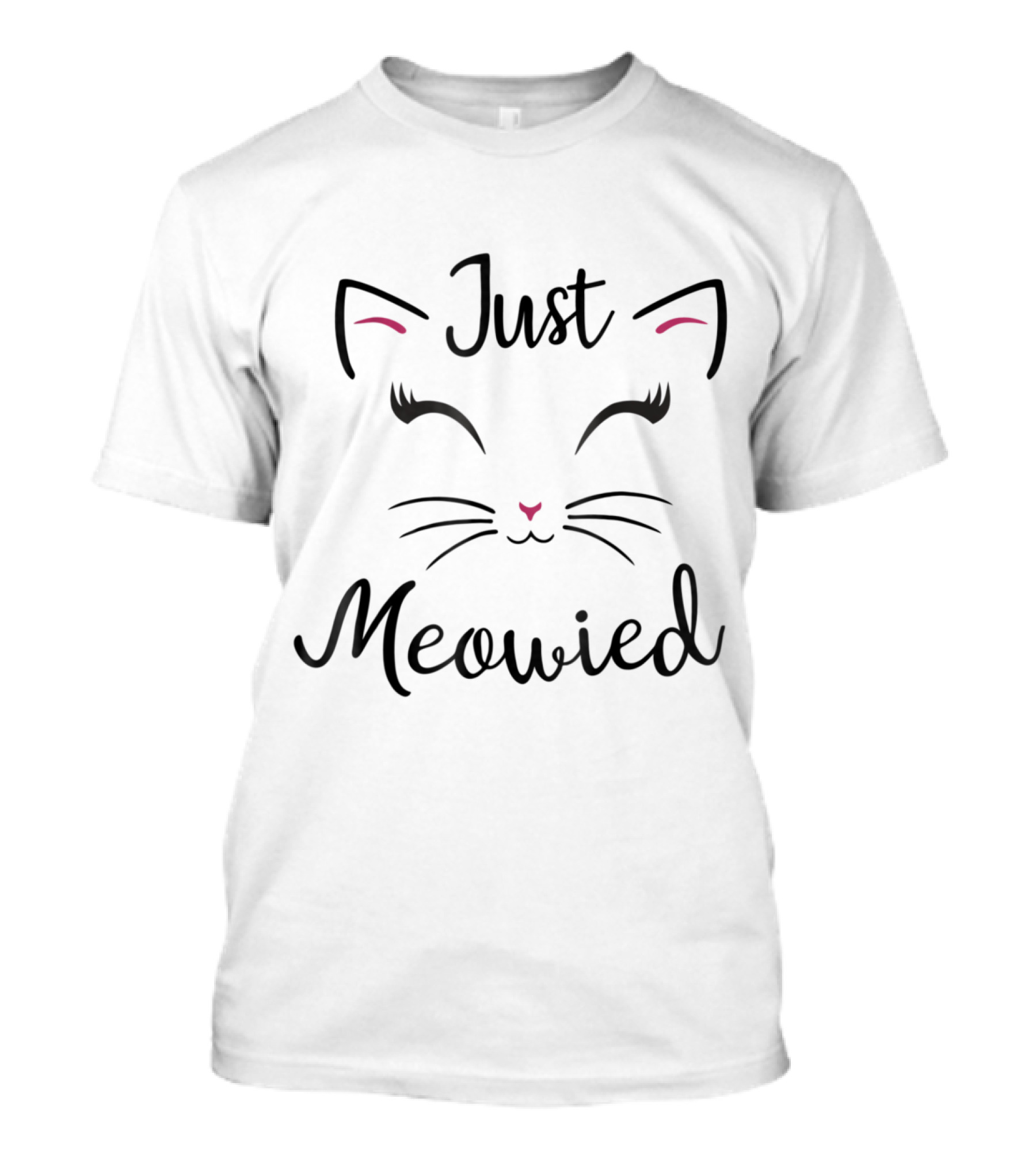 Just Meowied Fun Cat Lover For Married Couple T-Shirt