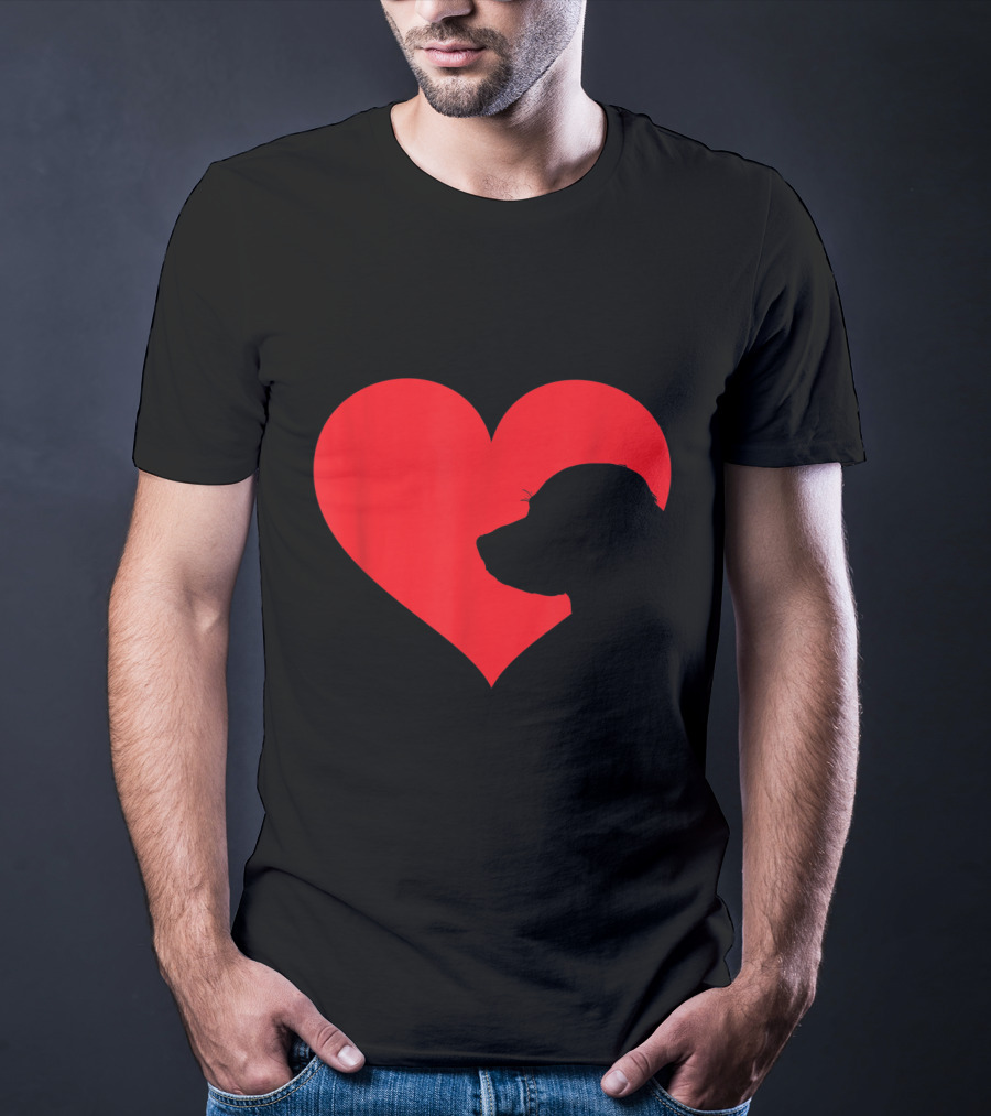 Labrador Retriever Heart For Lab Lovers T-Shirt