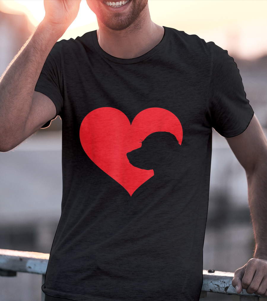 Labrador Retriever Heart For Lab Lovers T-Shirt