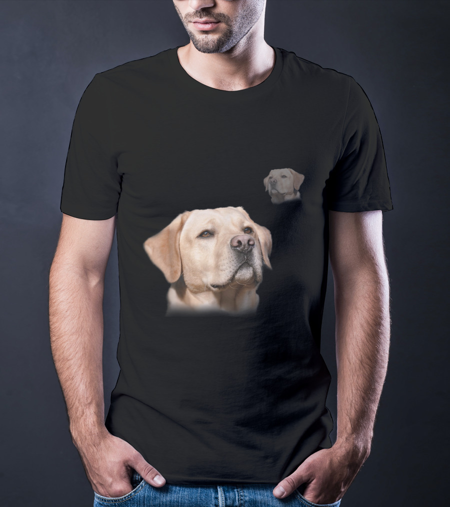 Labrador School Photo Funny Yellow Lab T-Shirt