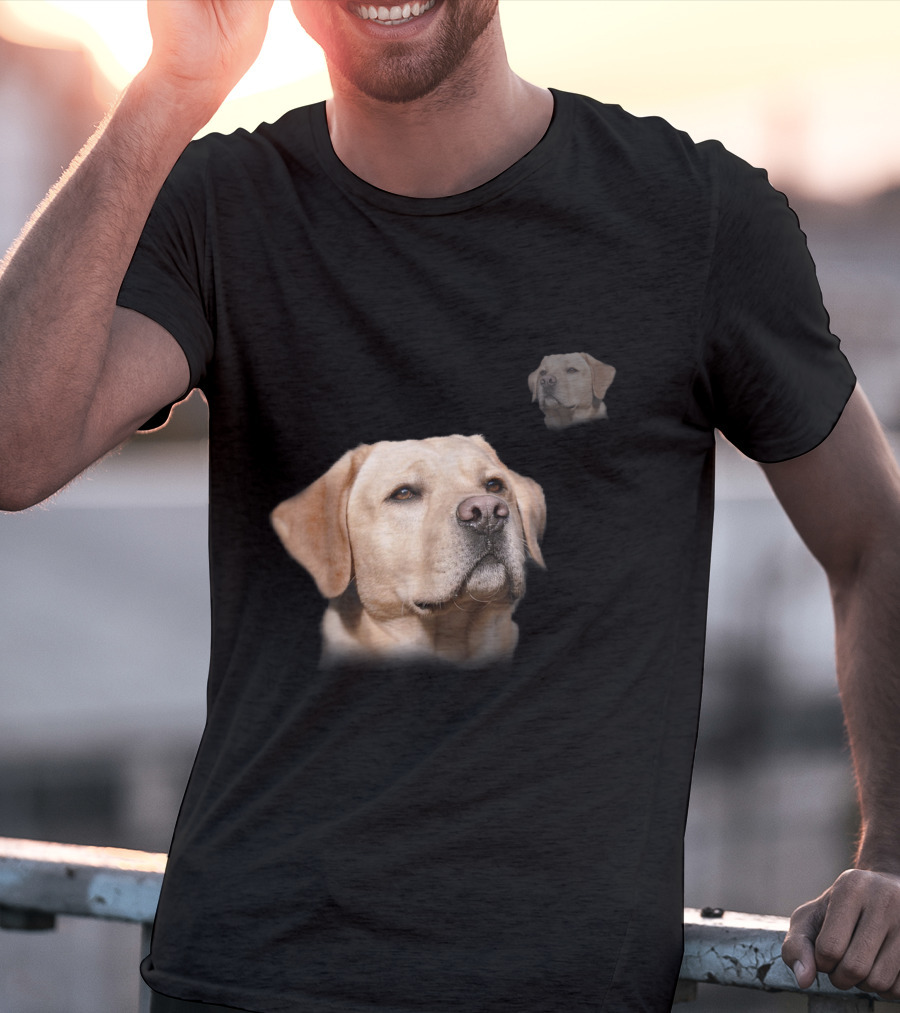 Labrador School Photo Funny Yellow Lab T-Shirt