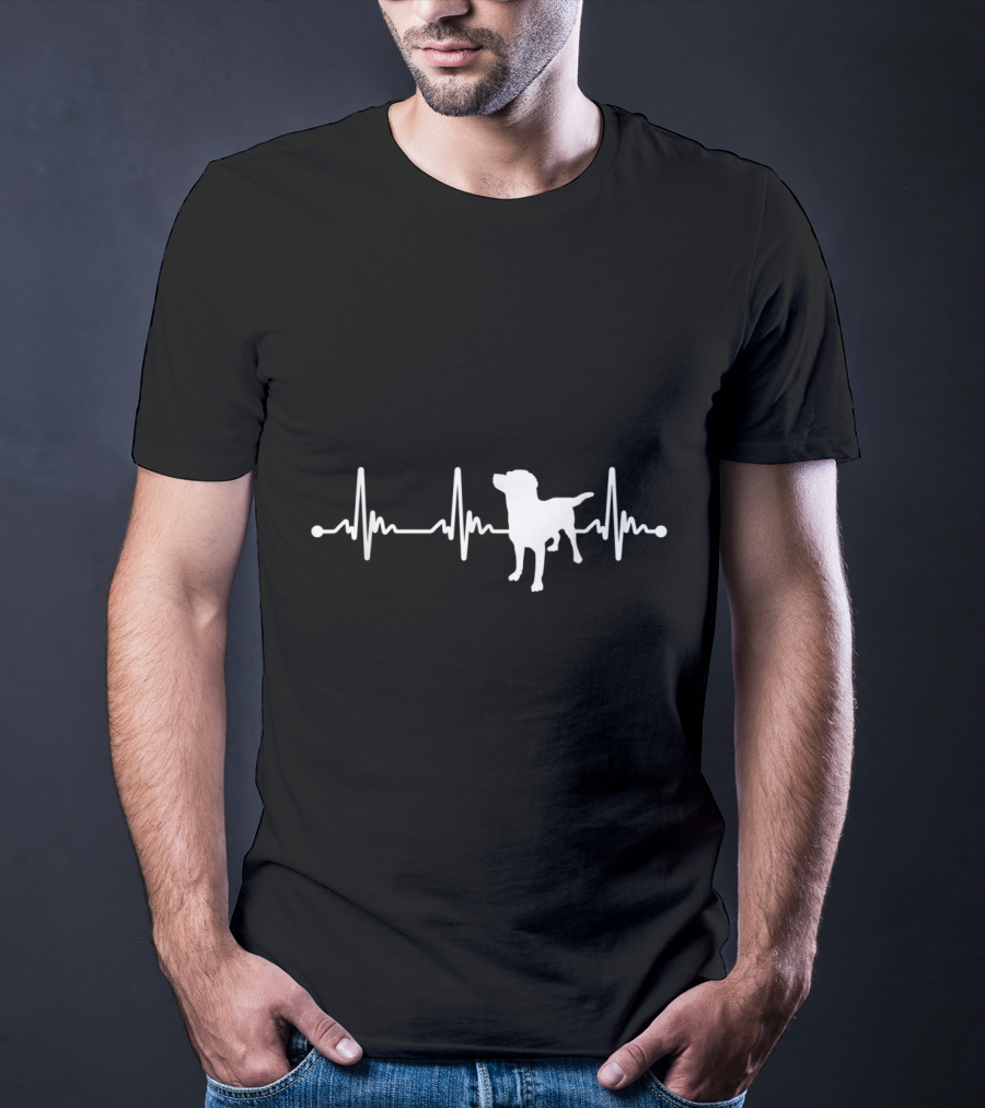 Labrador Retriever Puppy Heartbeat T-Shirt