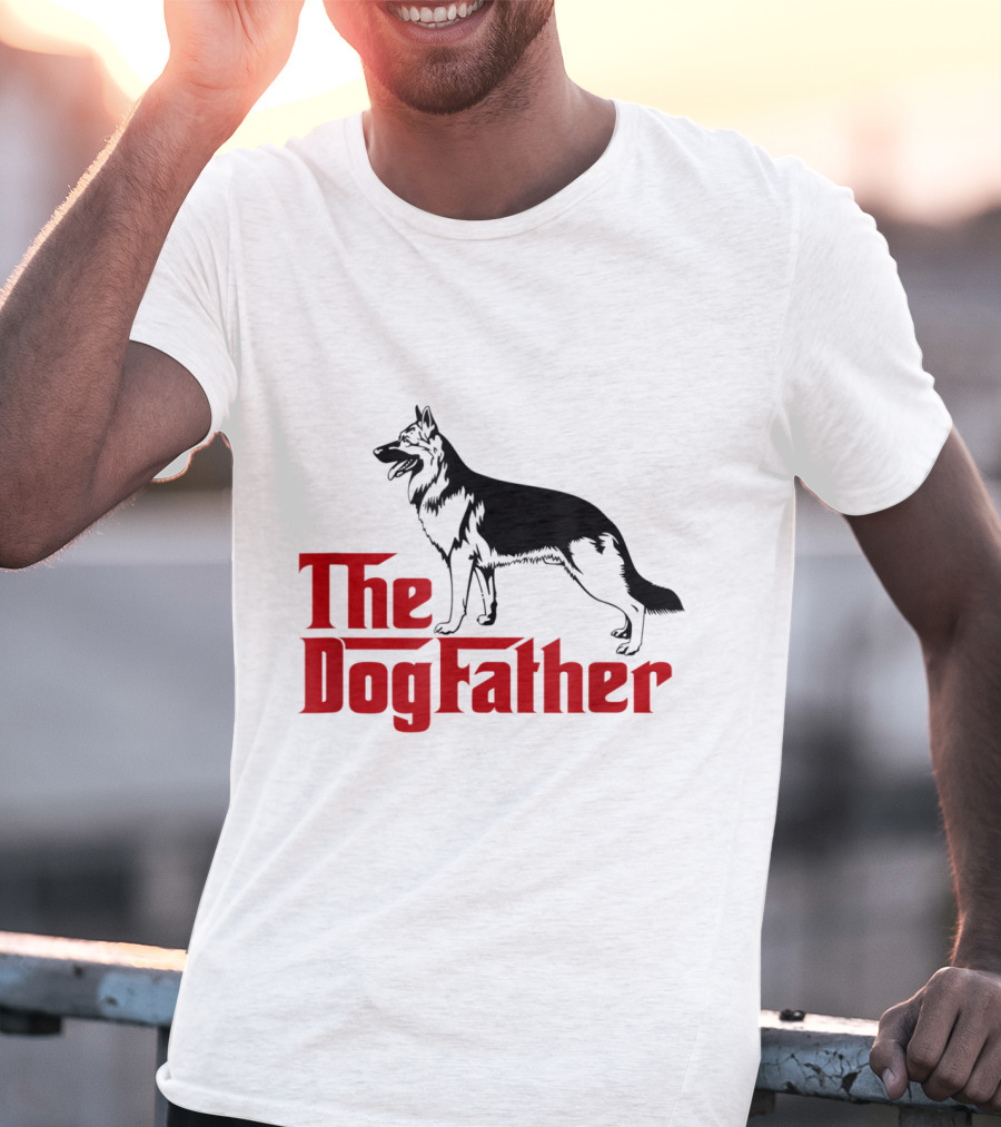 The Dogfather German Shepherd I Love My Pet Funny T-Shirt