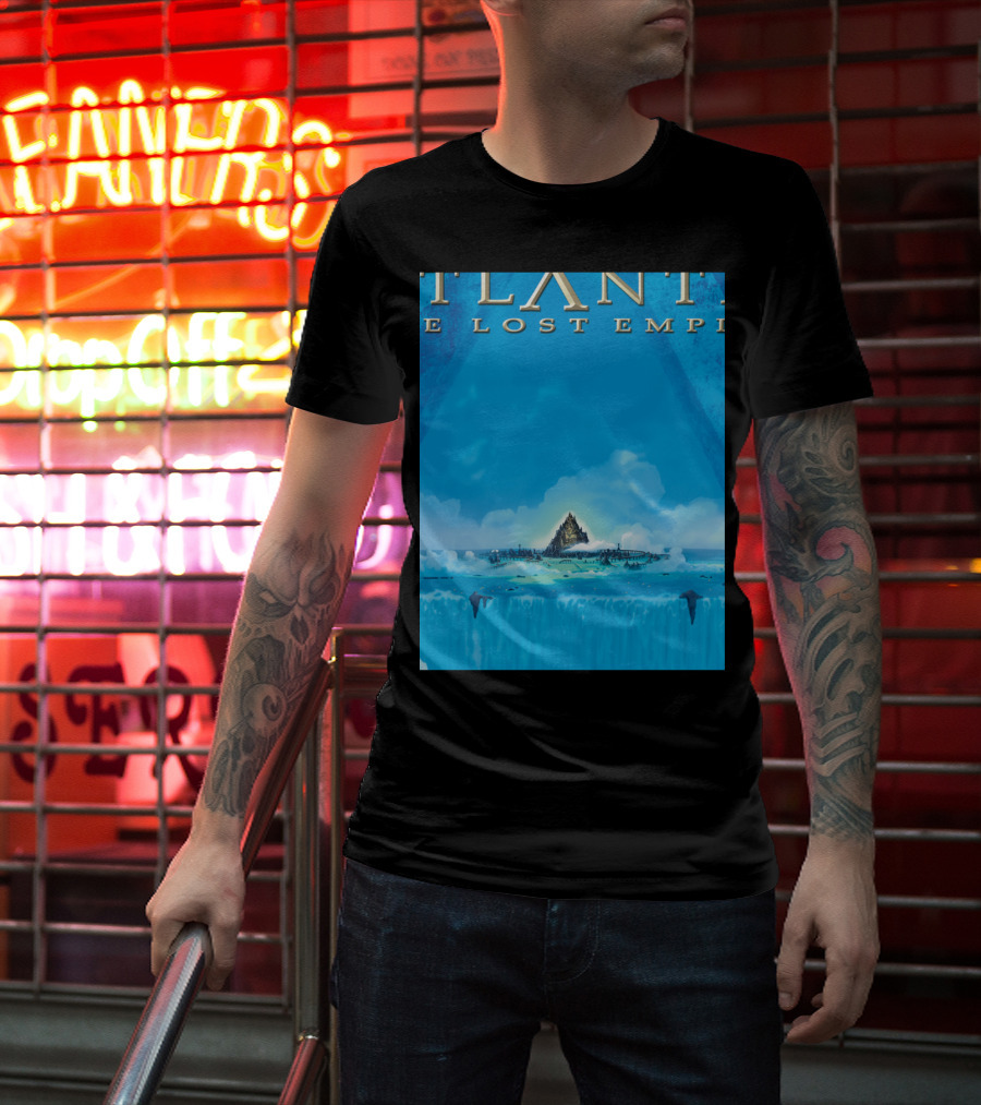 Atlantis The Lost Empire Disney Movie Scene Fade T-Shirt