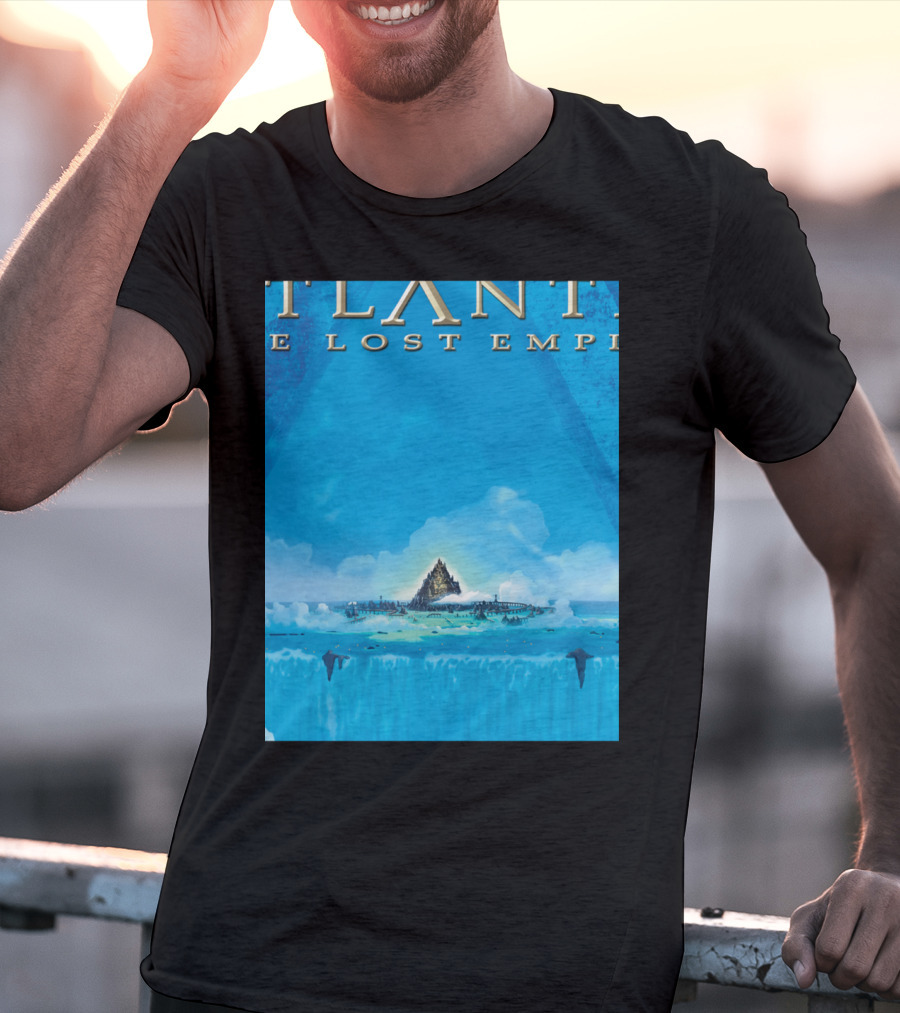 Atlantis The Lost Empire Disney Movie Scene Fade T-Shirt