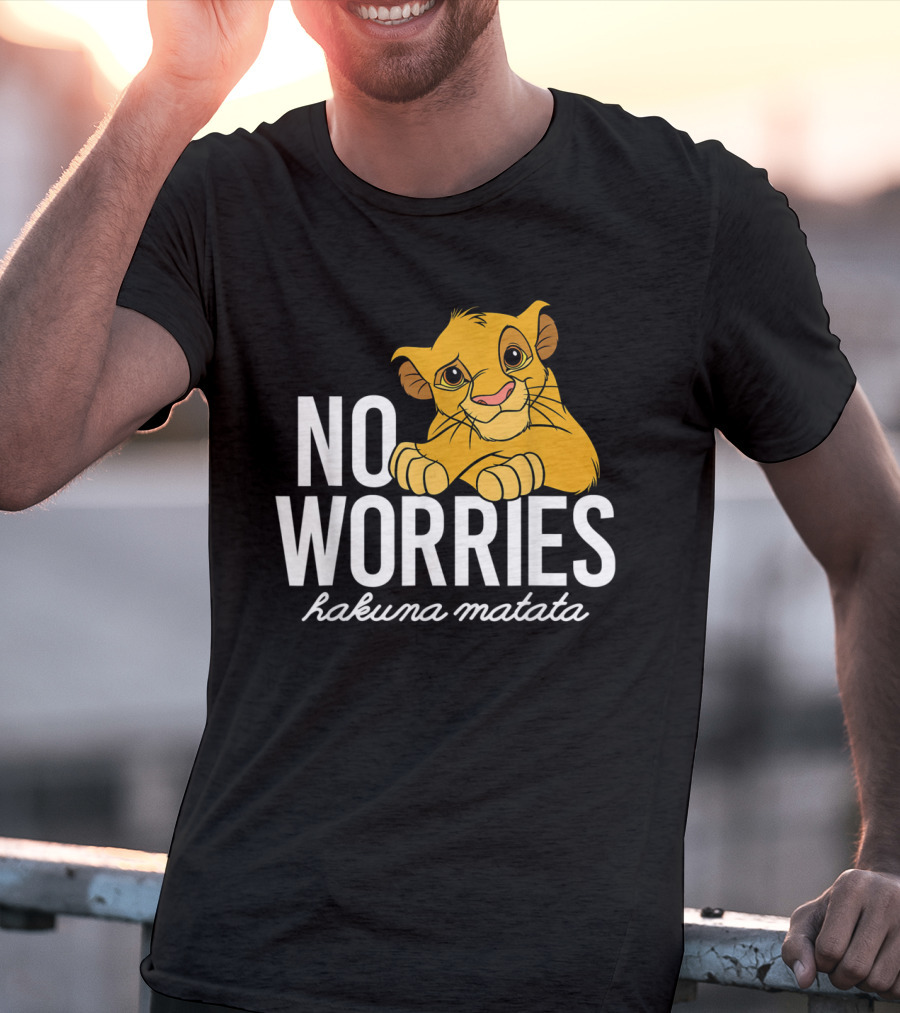 The Lion King No Worries Hakuna Matata Simba Classic Disney T-Shirt