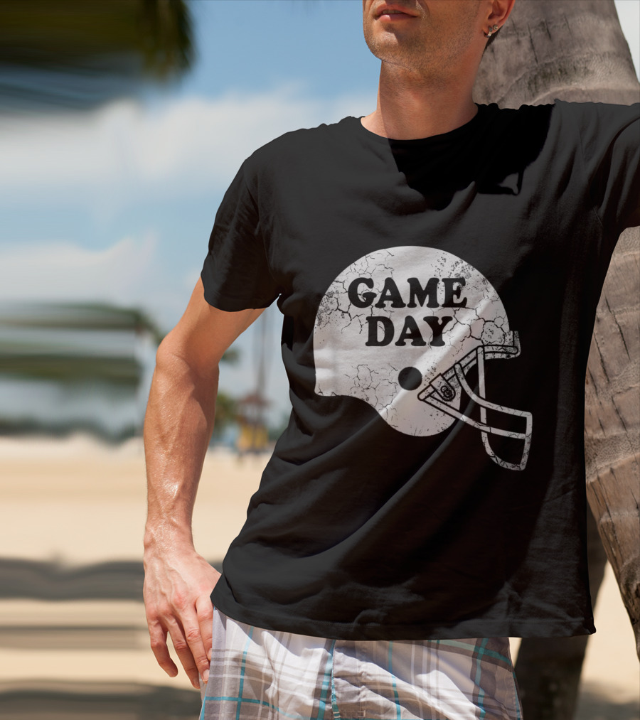 Game Day Football Helmet T-Shirt