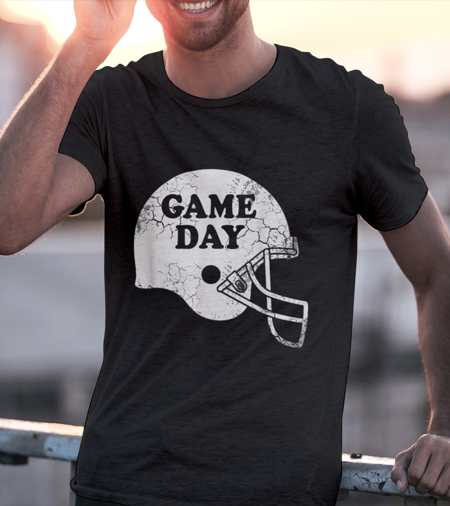 Game Day Football Helmet T-Shirt
