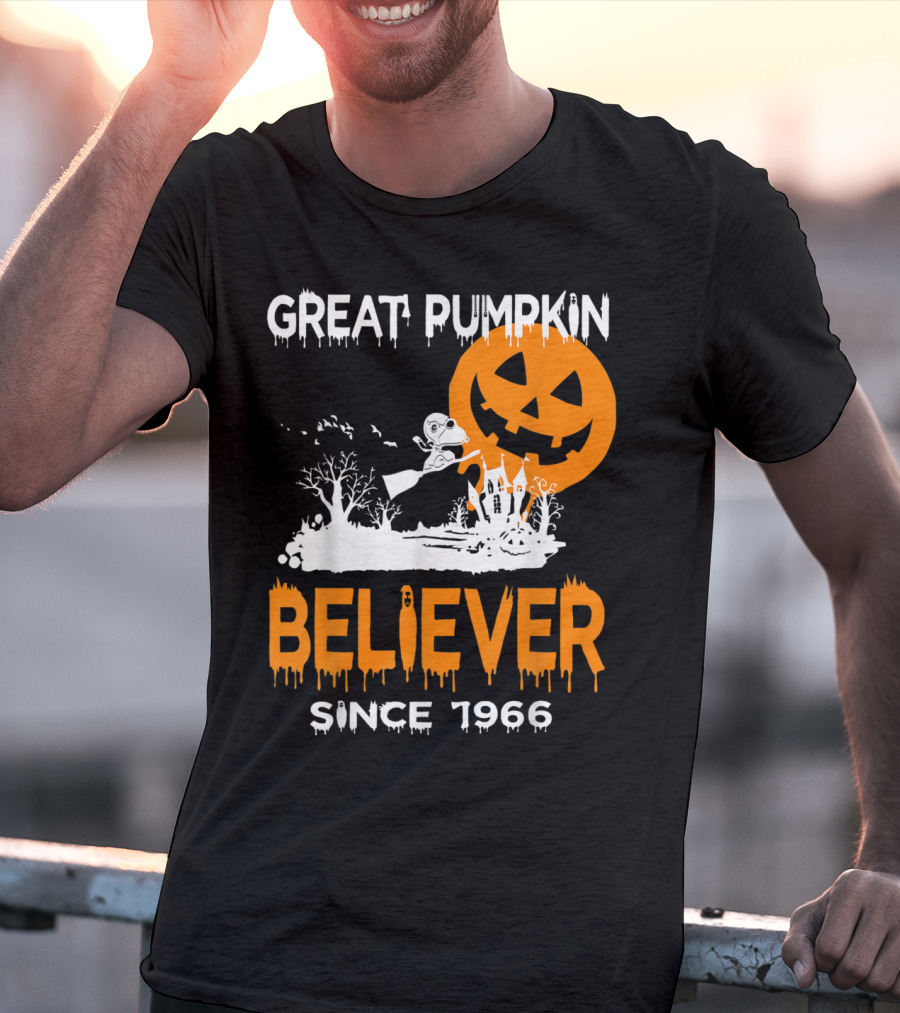 Great Pumpkin Believer Since 1966 Halloween Fun T-Shirt