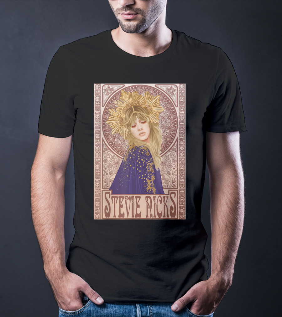 Stevie Nicks Vintage Art Nouveau Style Lady Legend T-Shirt