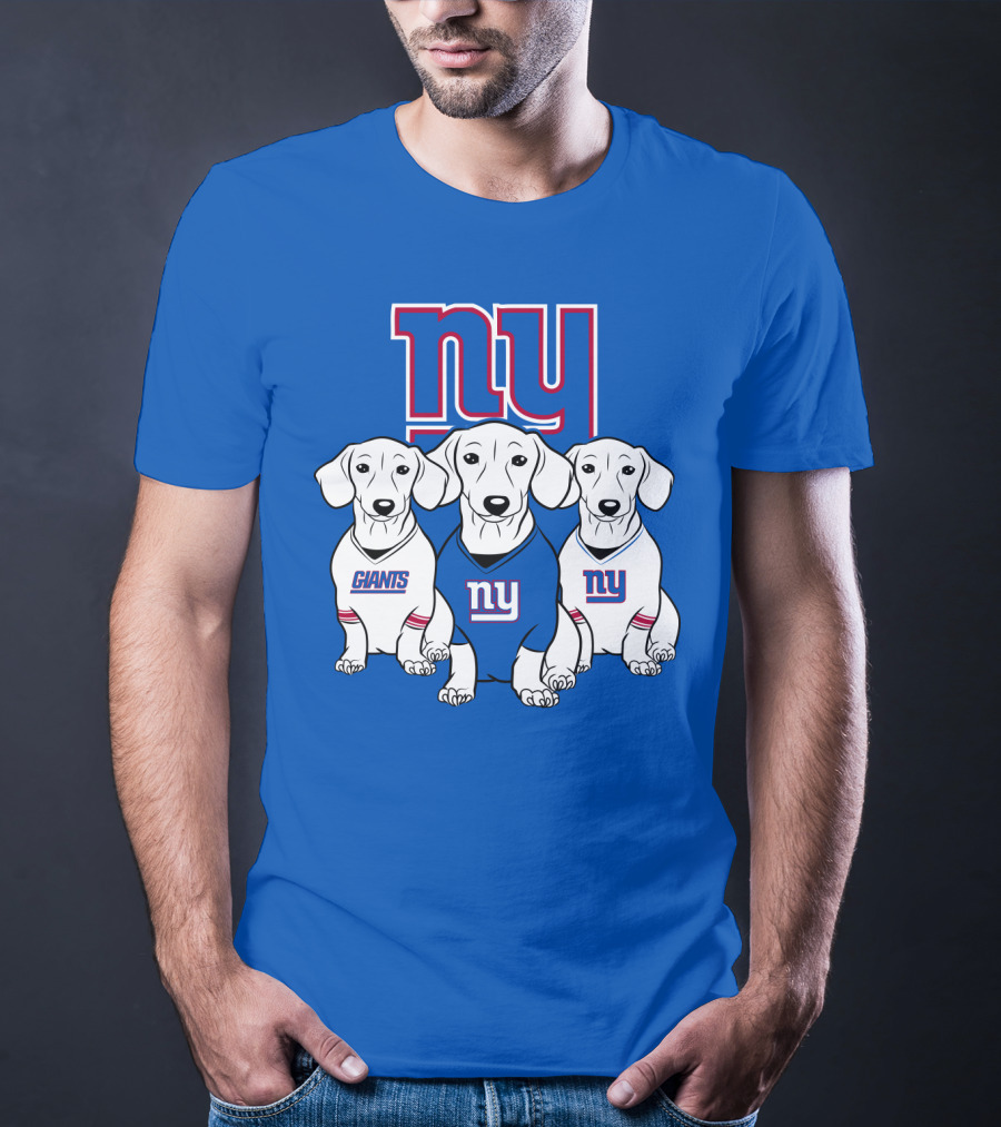 Ny Giants Dachshund Dog T-Shirt