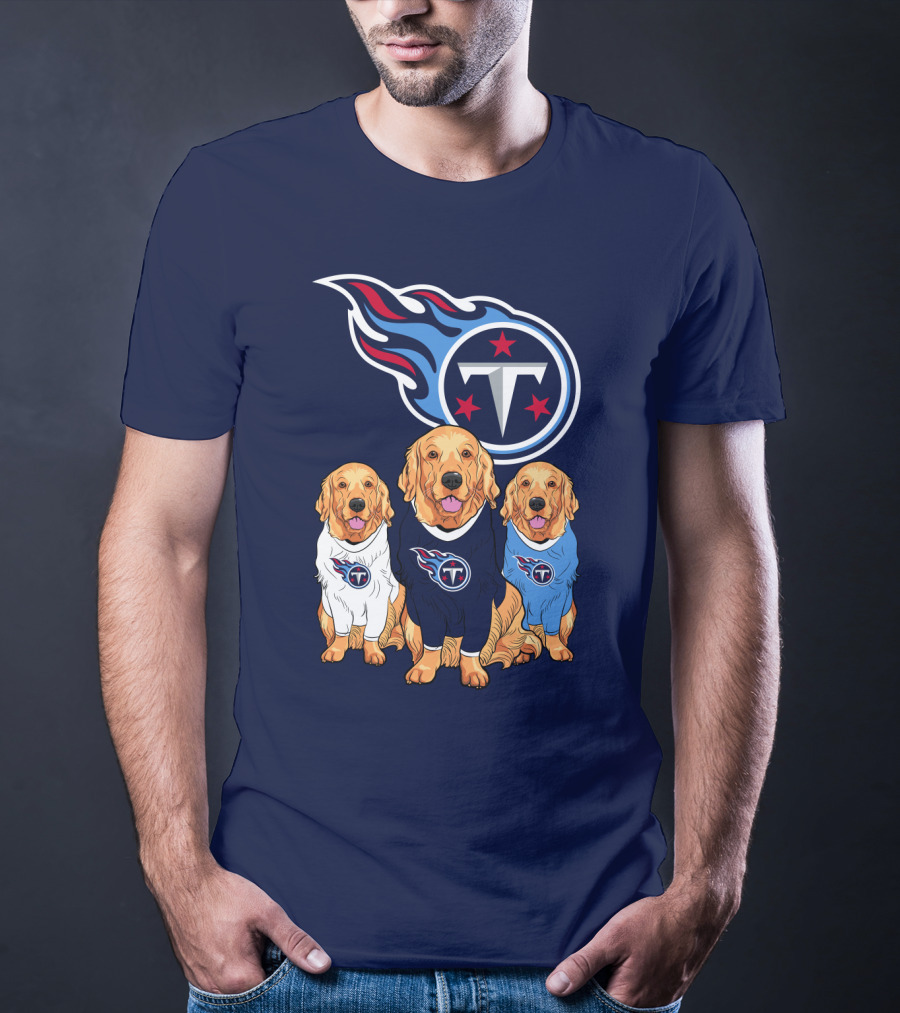 Tennessee Titans Golden Retrievers T-Shirt