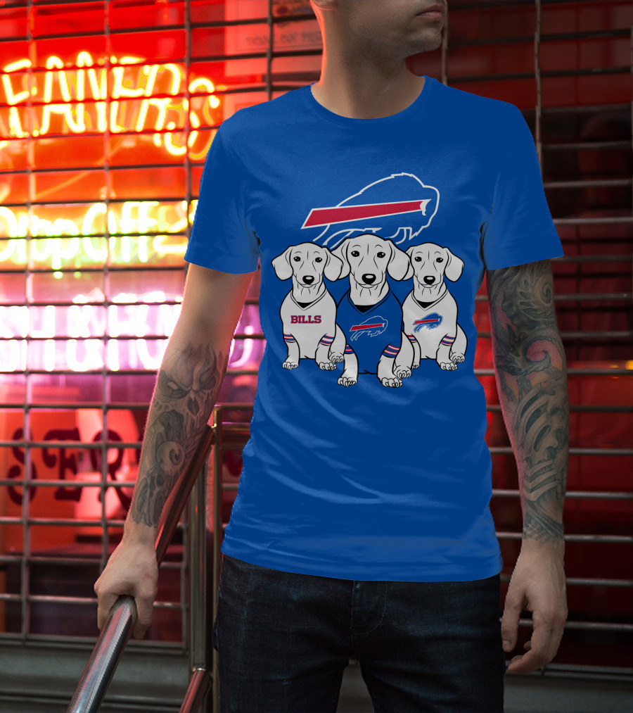 Bills Buffalo Dachshund  T-Shirt