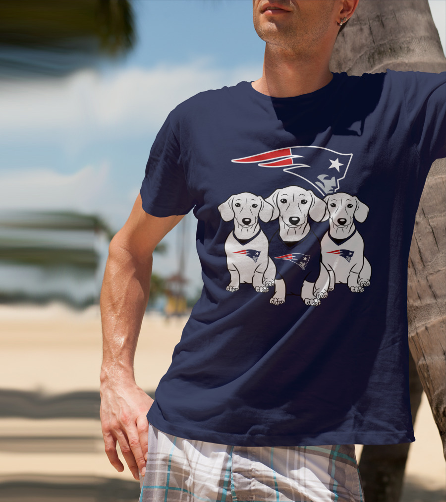 Patriots Dachshund Trio T-Shirt