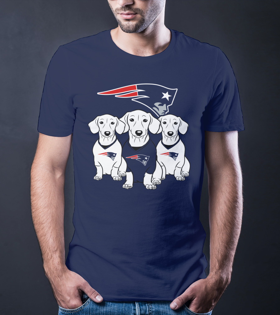 Patriots Dachshund Trio T-Shirt