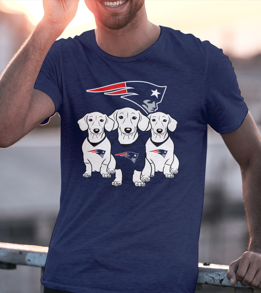 Patriots Dachshund Trio T-Shirt