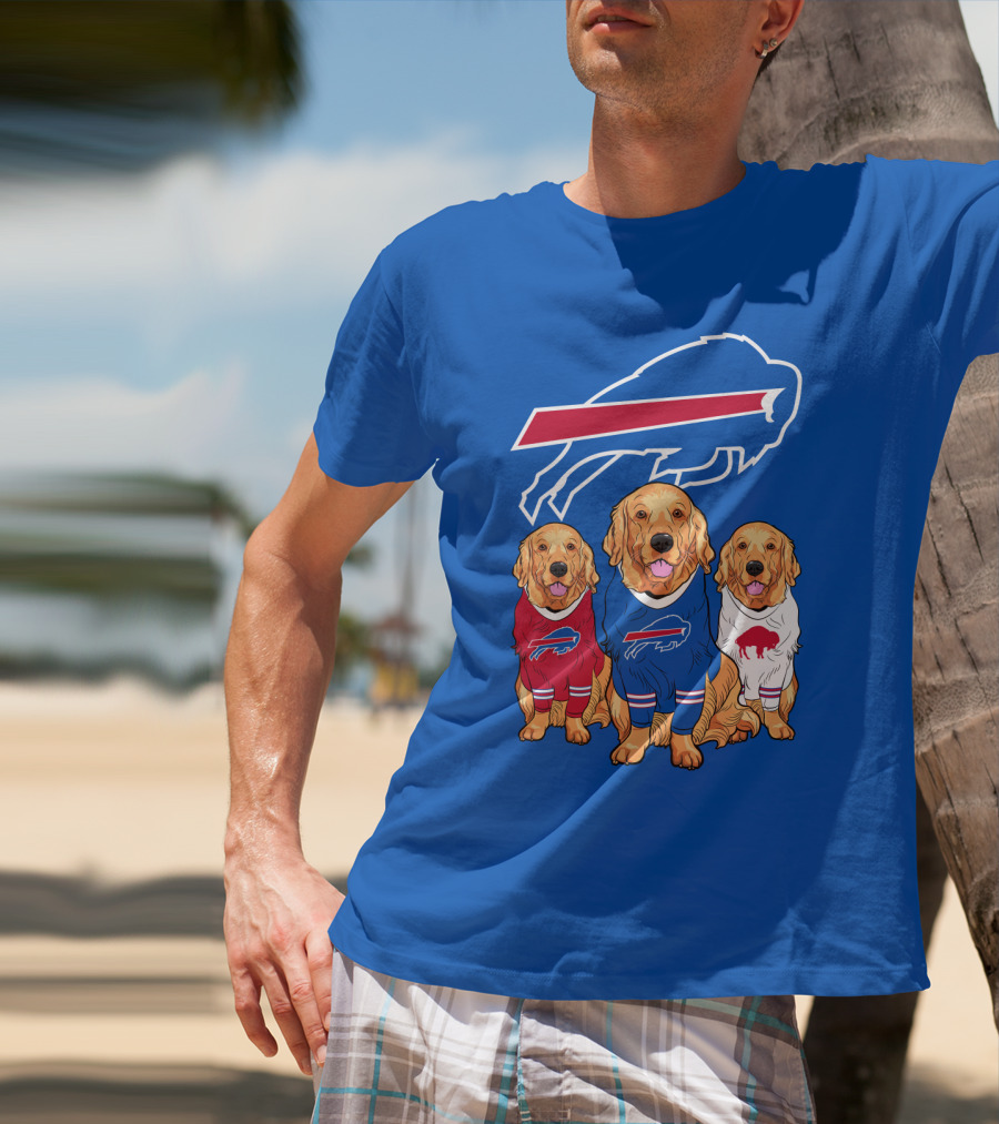 Buffalo Bills Golden Retrievers T-Shirt