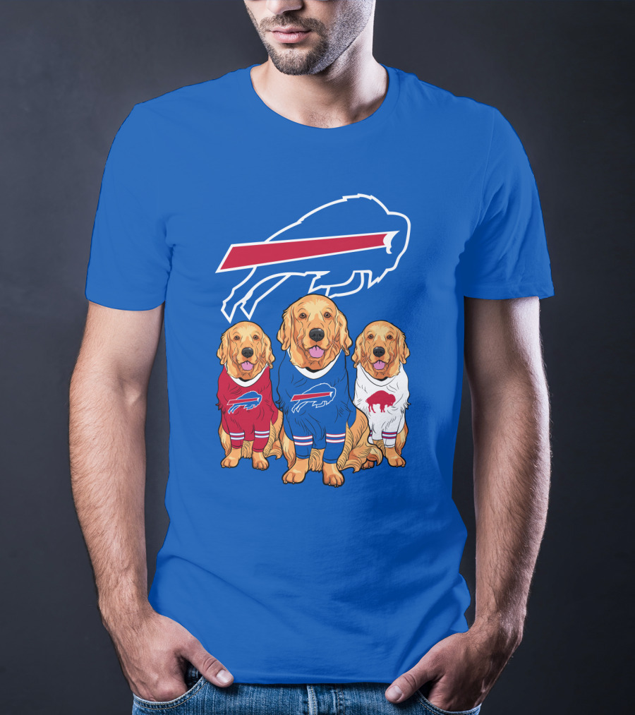 Buffalo Bills Golden Retrievers T-Shirt