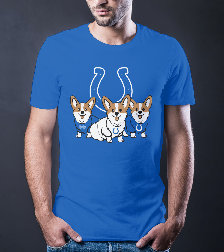 Indianapolis Colts Corgi T-Shirt