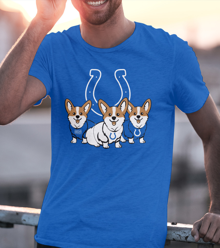 Indianapolis Colts Corgi T-Shirt