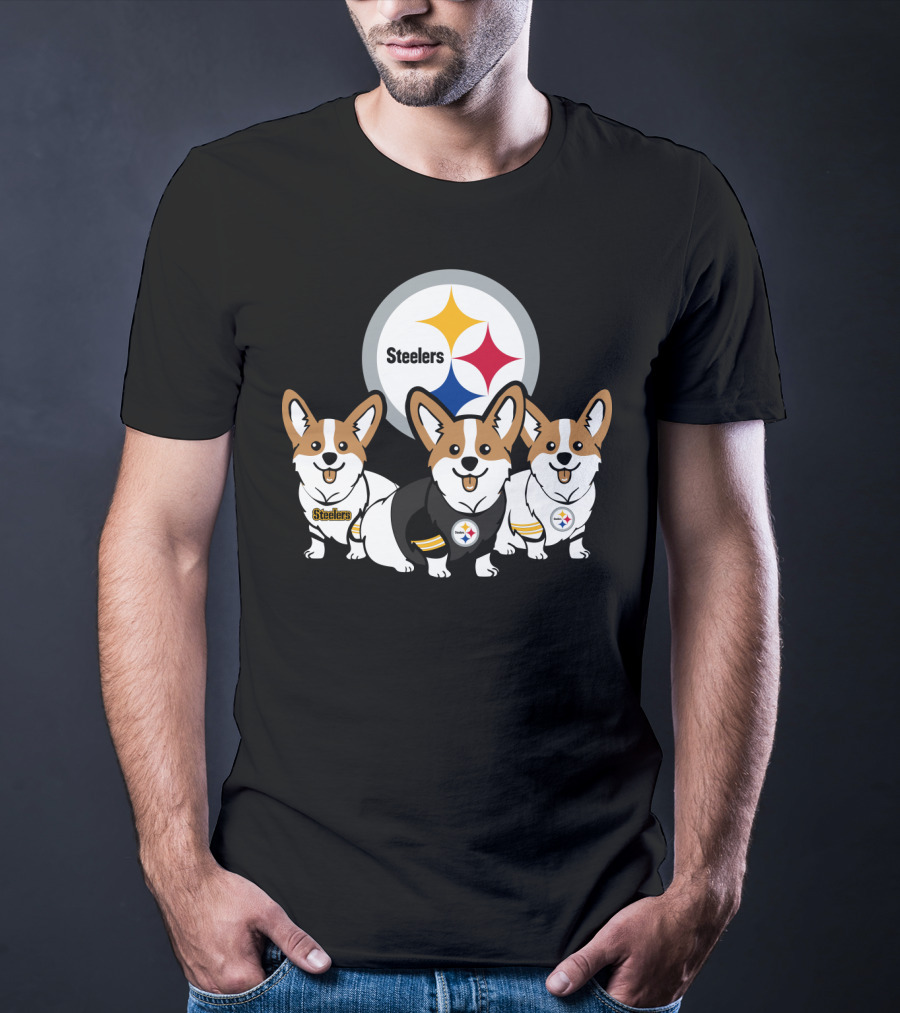 Steelers CorgiTrio T-Shirt