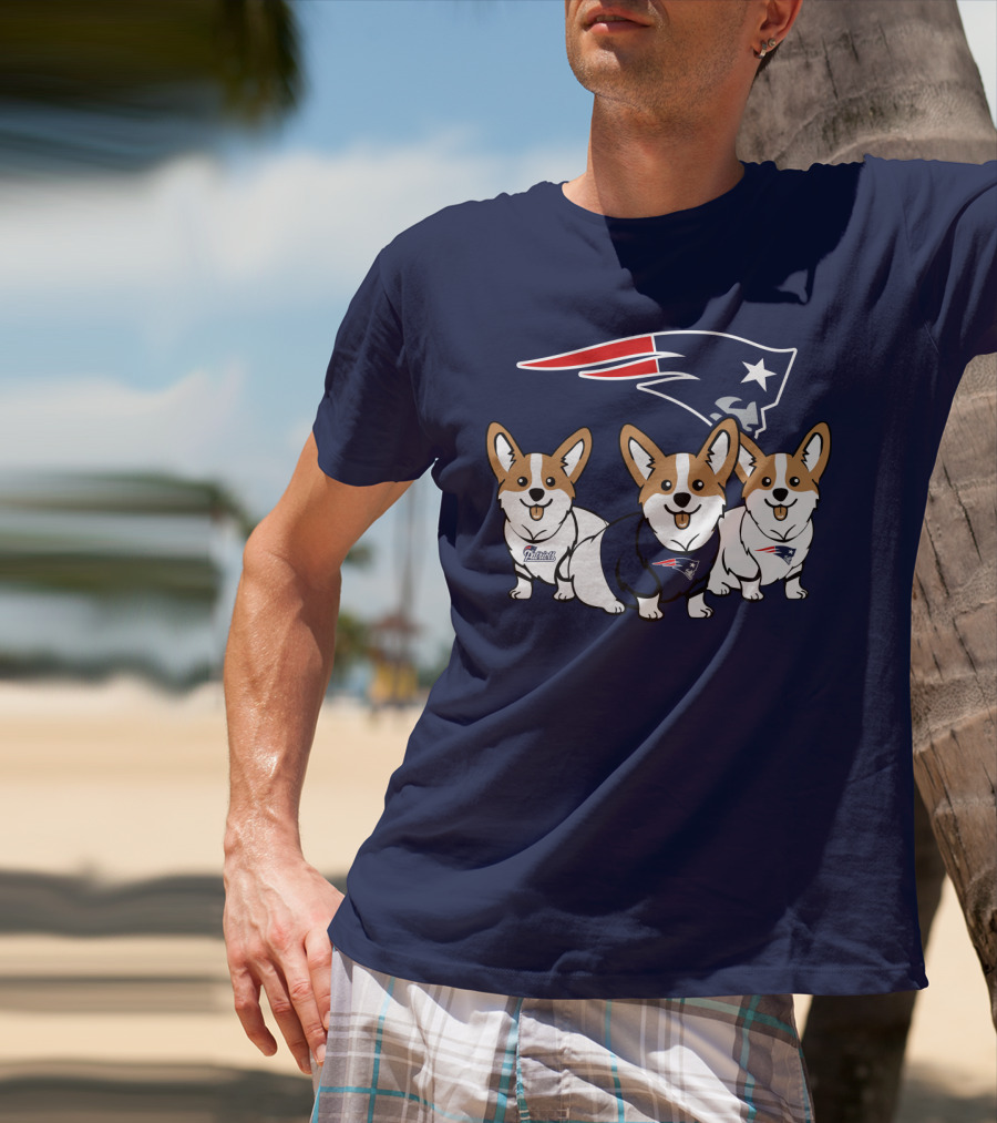 Patriots Corgi T-Shirt