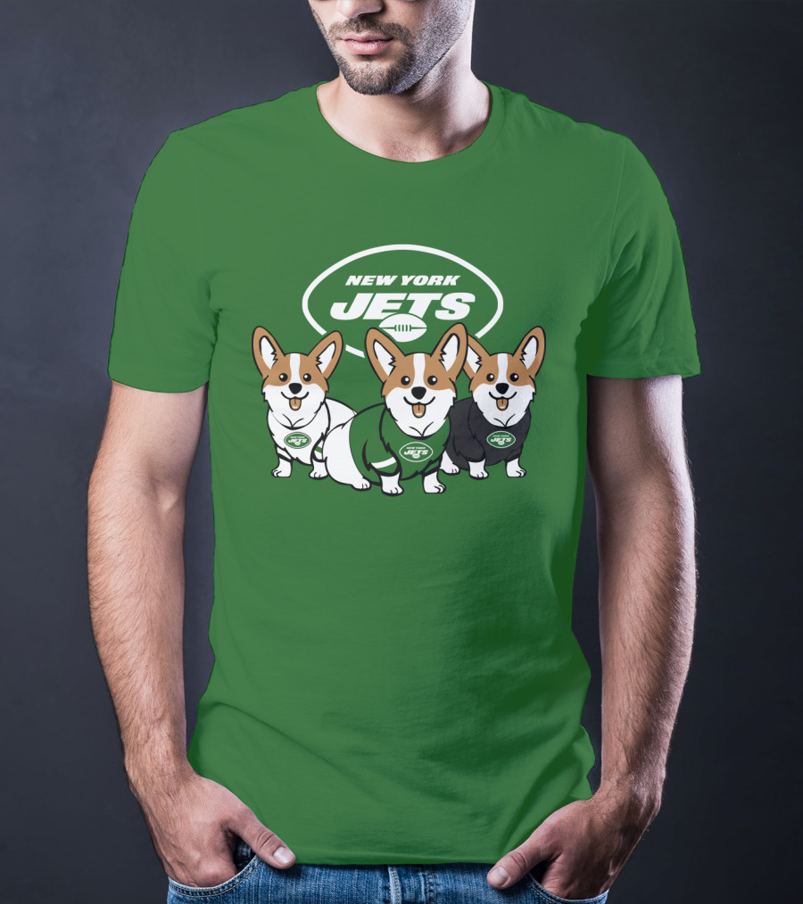 New York Jets Corgi T-Shirt