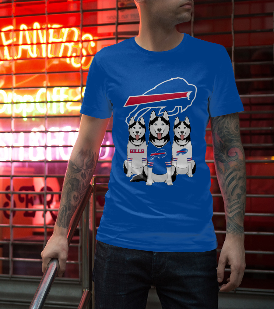 Bills Buffalo Husky Trio T-Shirt