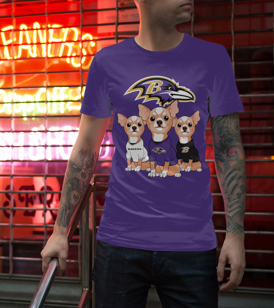 Ravens Chihuahua T-Shirt
