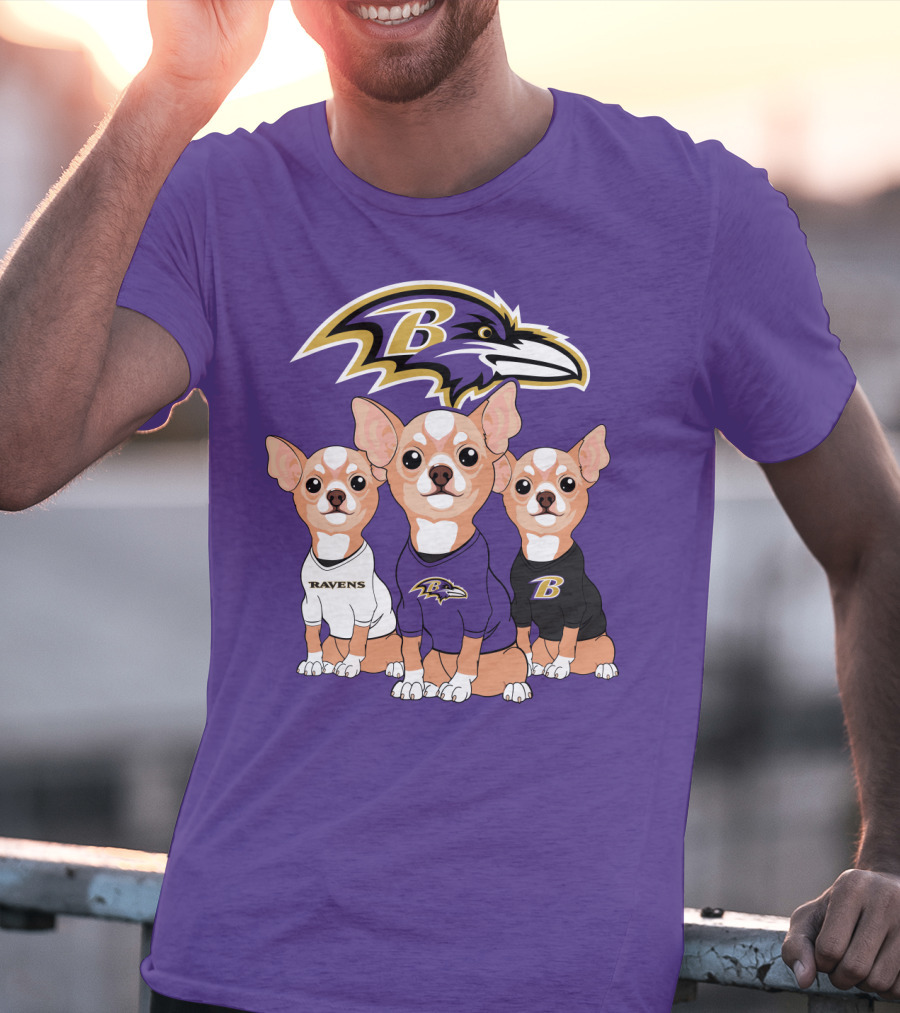 Ravens Chihuahua T-Shirt