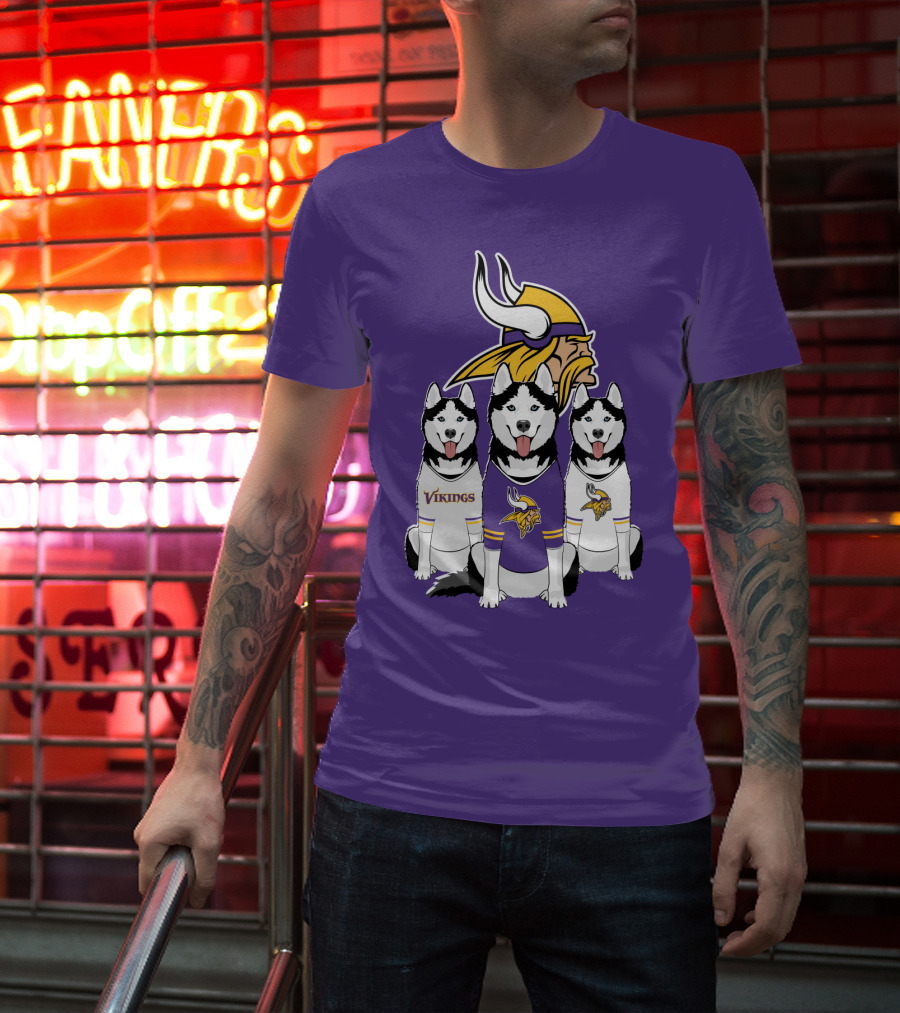 Minnesota Vikings Husky Trio T-Shirt