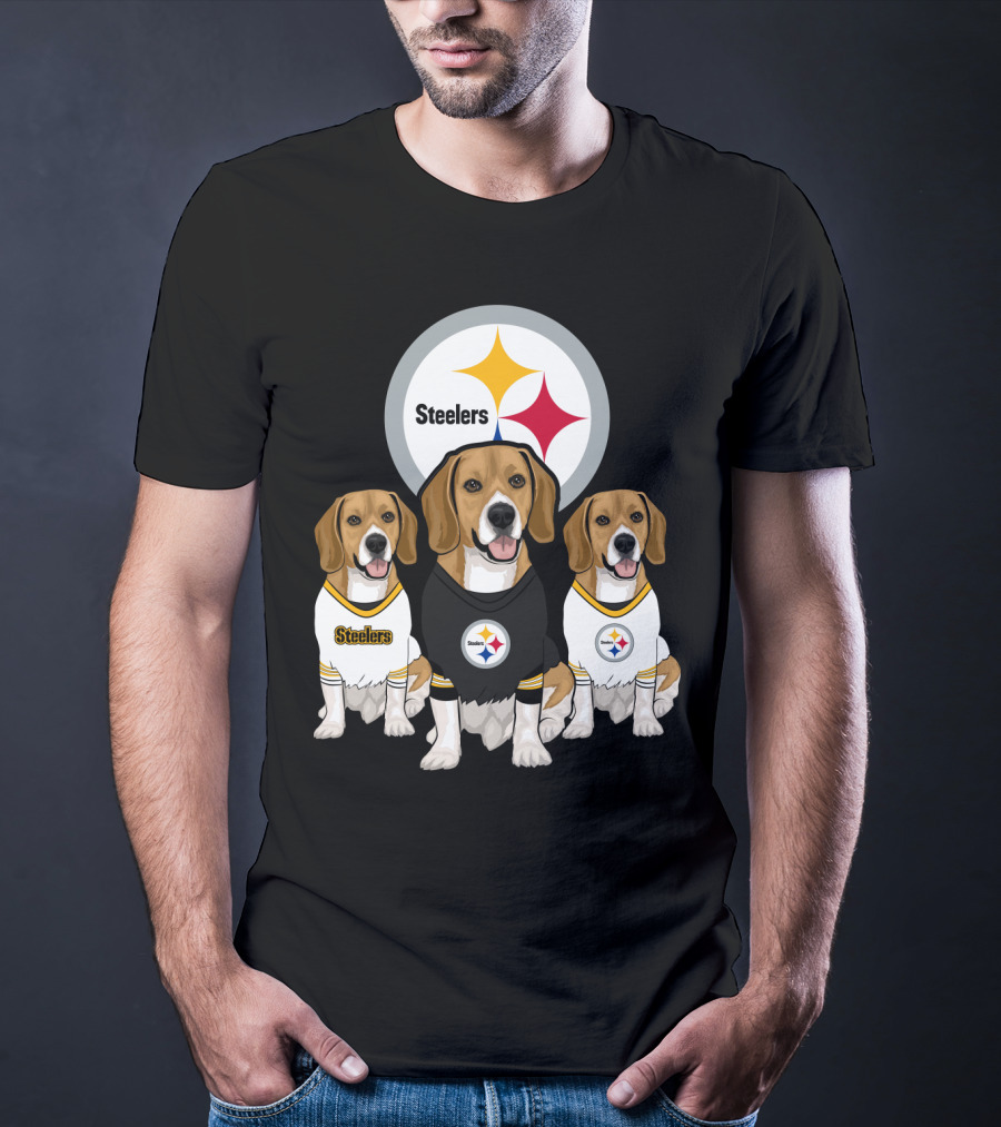 Steelers Beagle Trio T-Shirt