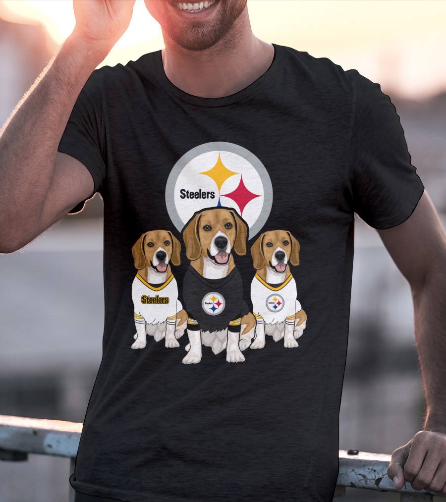 Steelers Beagle Trio T-Shirt