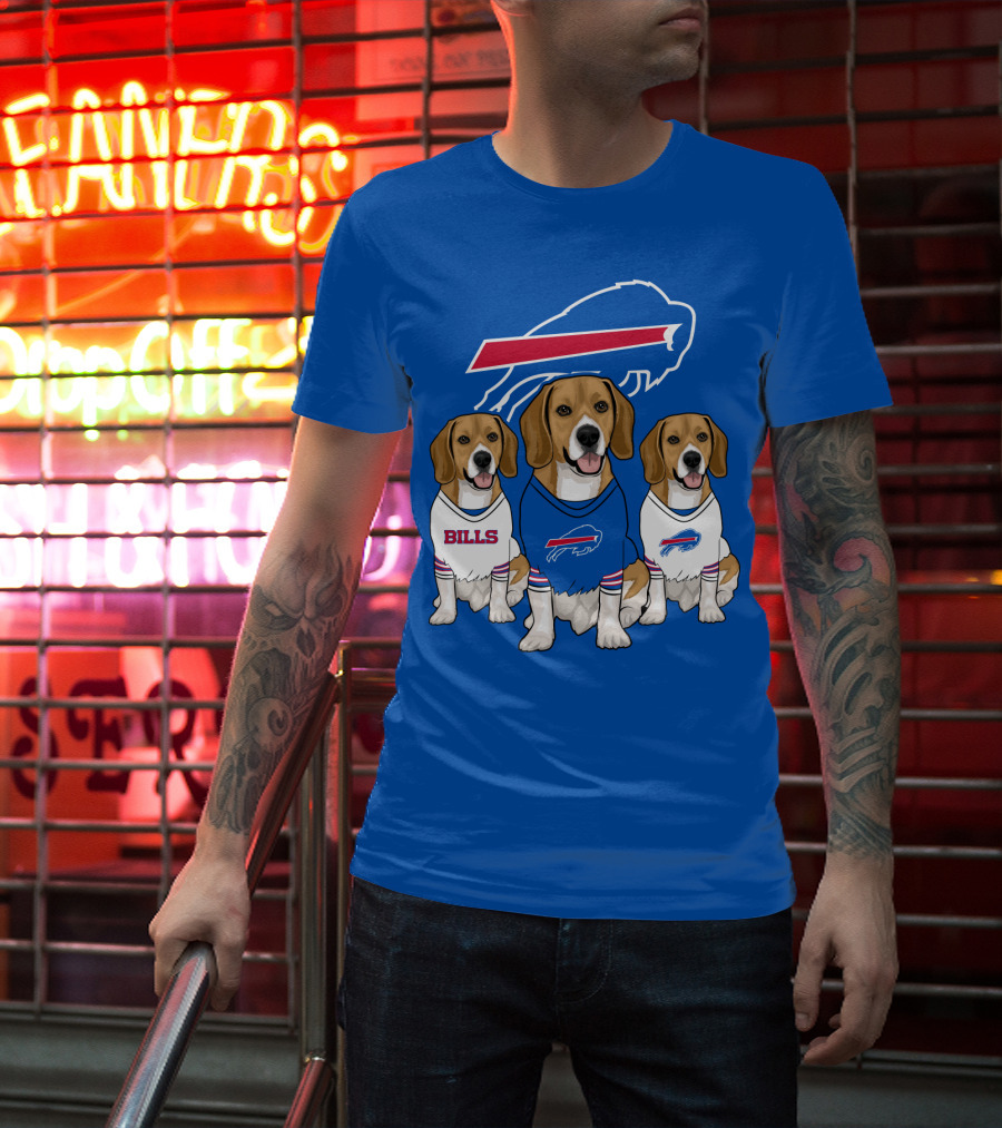 Buffalo Bills Beagle Trio T-Shirt