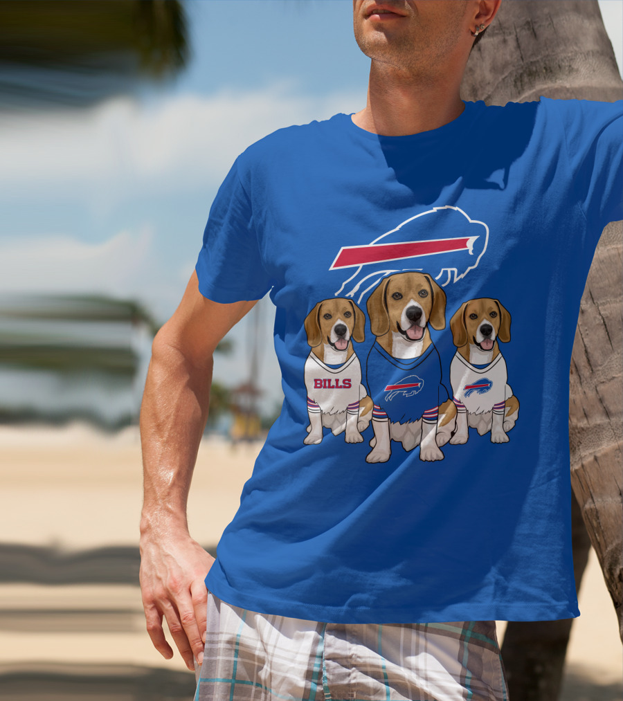 Buffalo Bills Beagle Trio T-Shirt