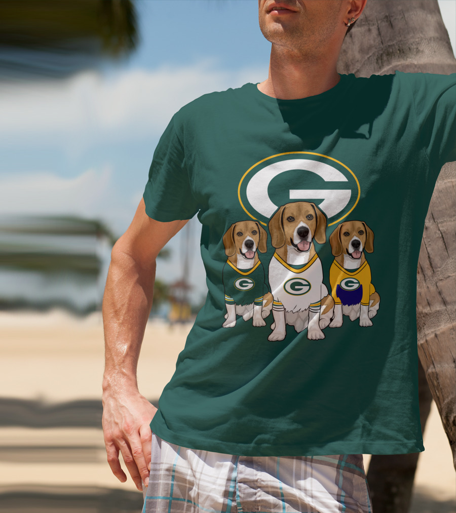 Packers Beagle Dog T-Shirt