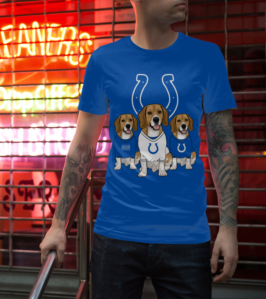 Indianapolis Colts Beagle Trio T-Shirt