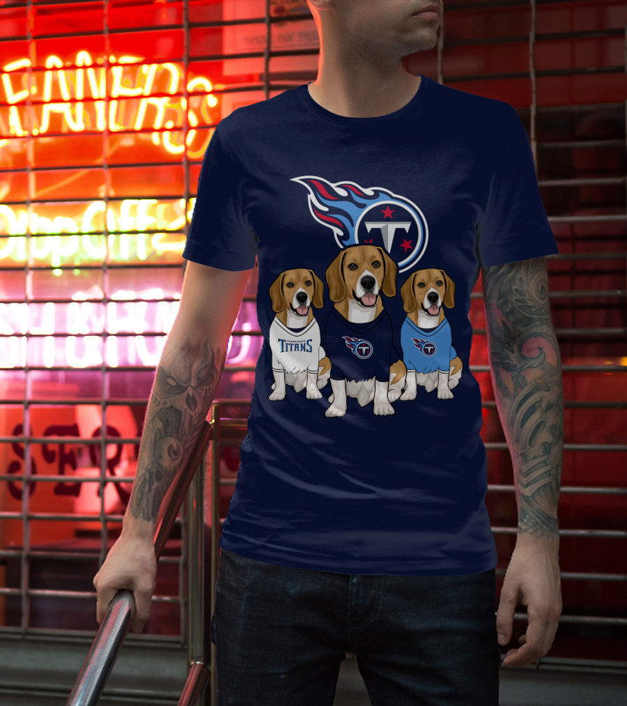 Tennessee Titans Beagle Fan T-Shirt