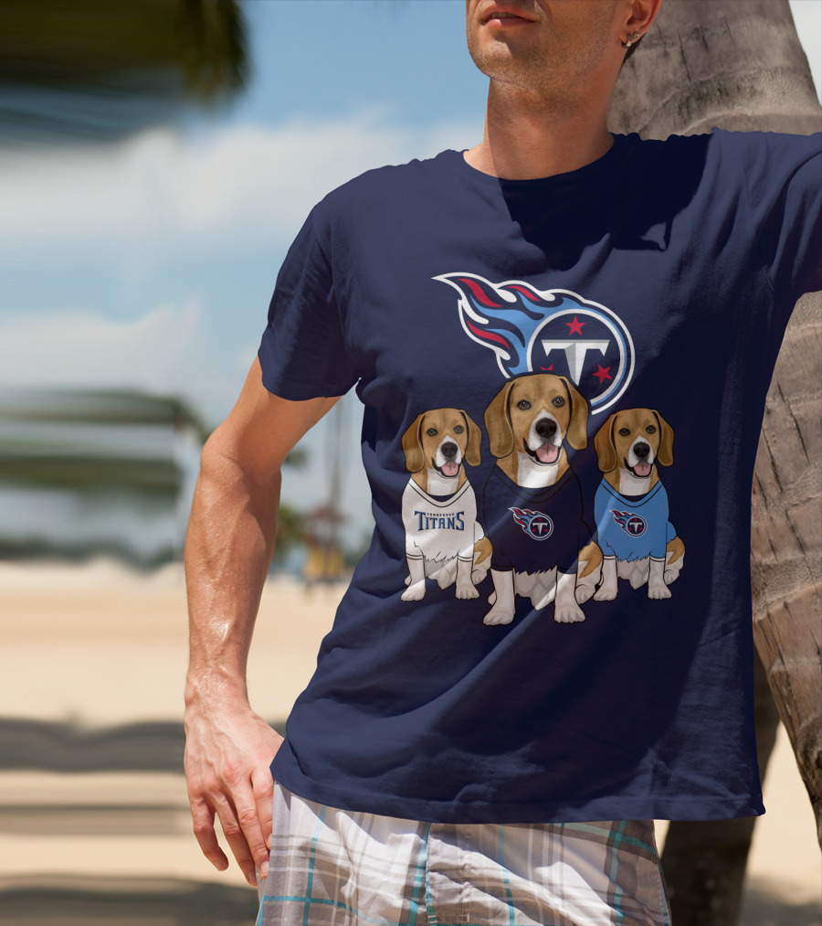 Tennessee Titans Beagle Fan T-Shirt