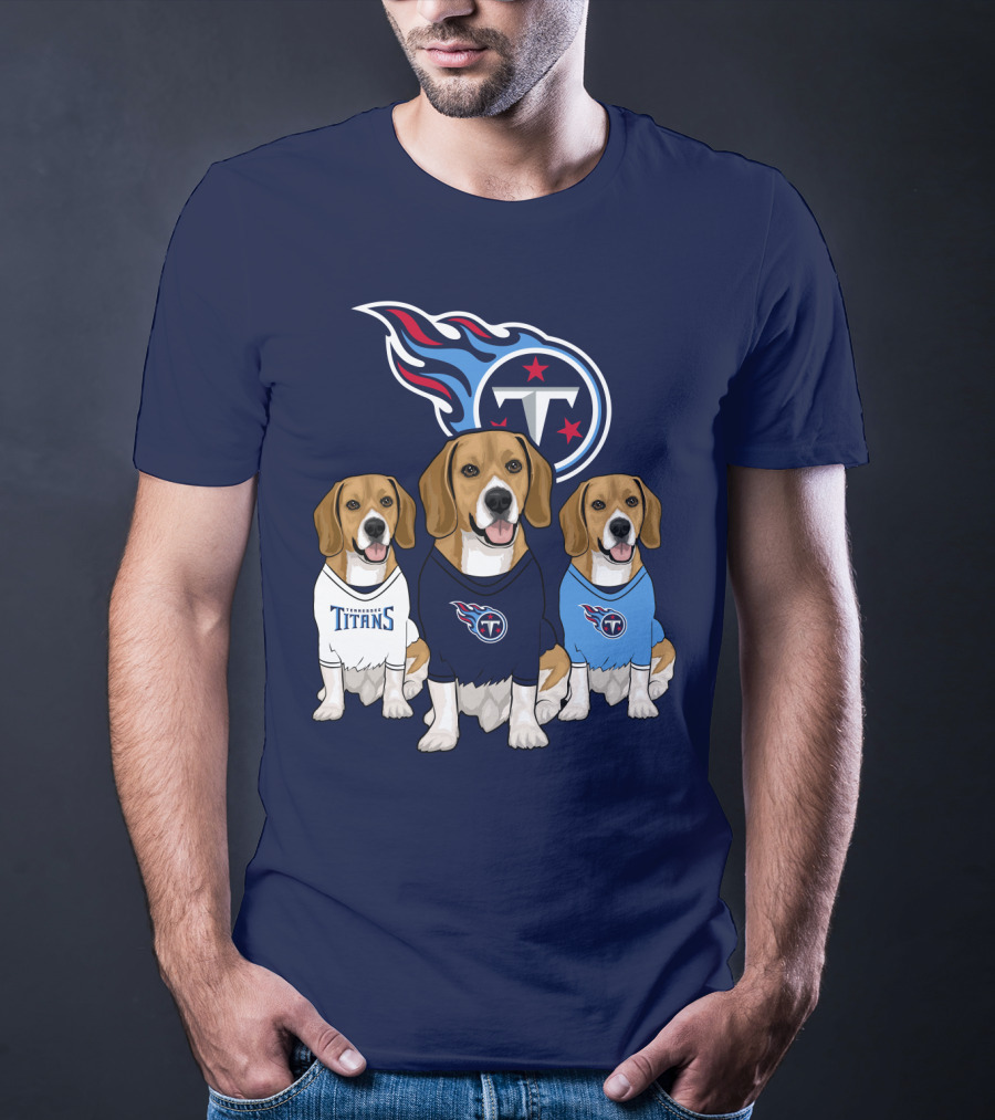 Tennessee Titans Beagle Fan T-Shirt