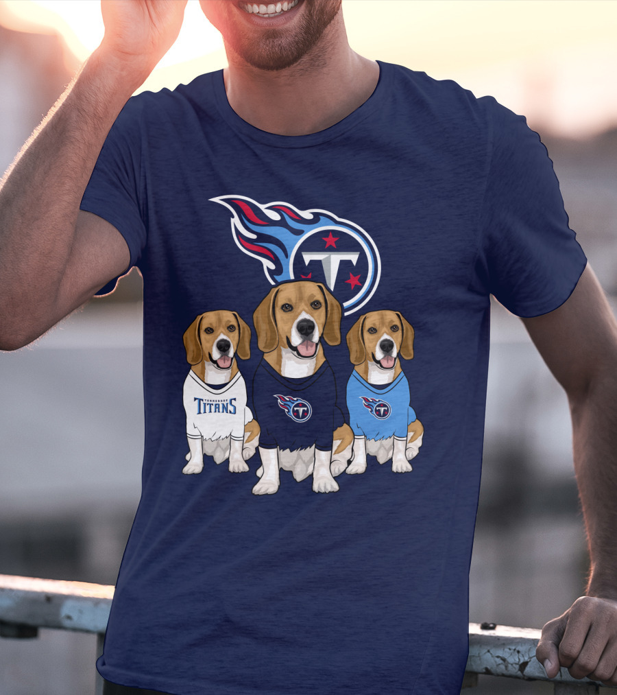 Tennessee Titans Beagle Fan T-Shirt