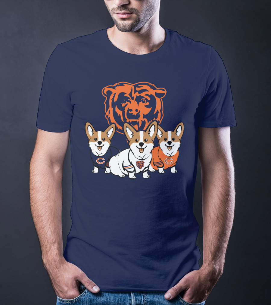 Chicago Bears Corgi T-Shirt