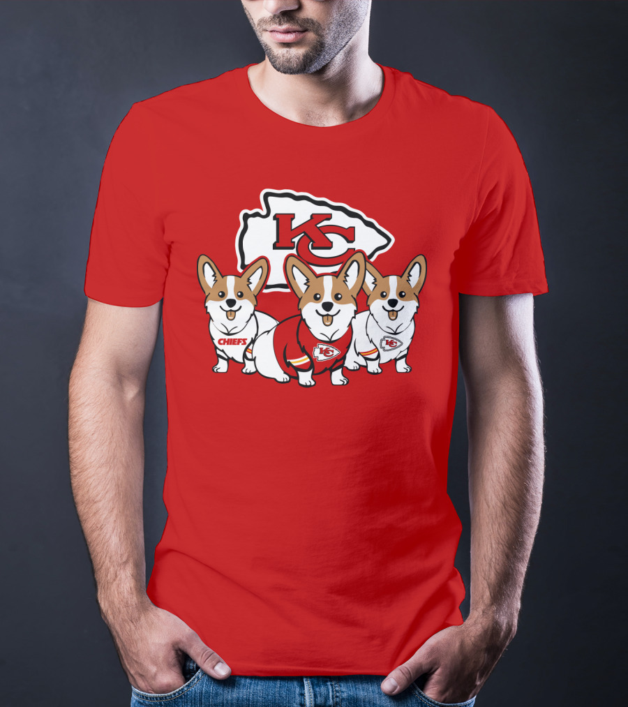 Kansas City Chiefs Corgi T-Shirt