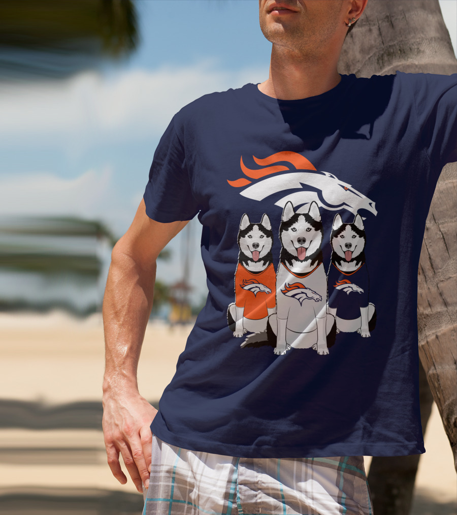 Denver Broncos Husky Trio T-Shirt