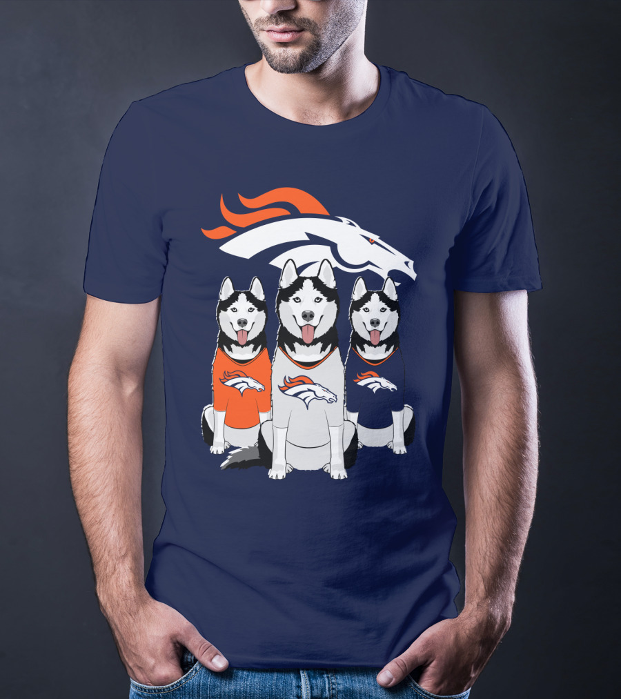 Denver Broncos Husky Trio T-Shirt