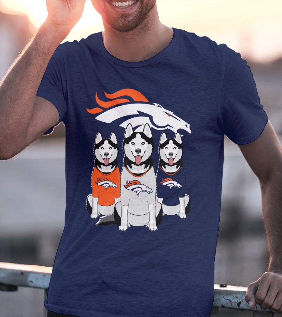 Denver Broncos Husky Trio T-Shirt