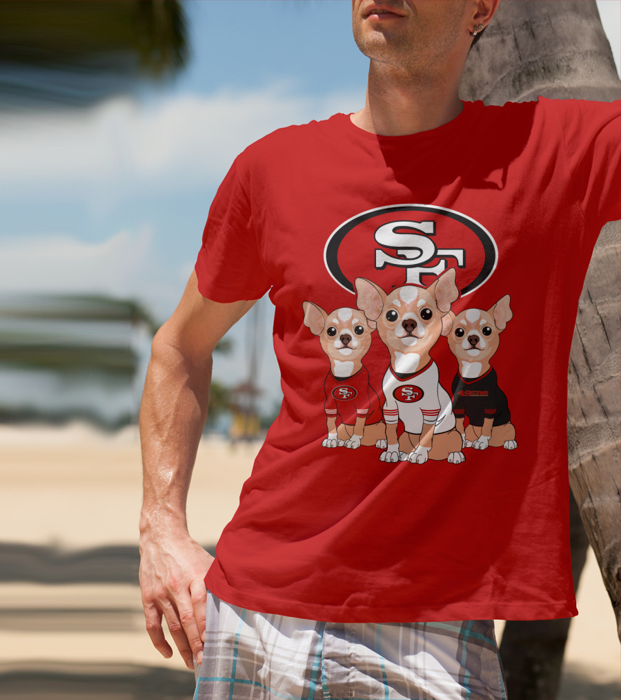 San Francisco 49ers Chihuahua T-Shirt