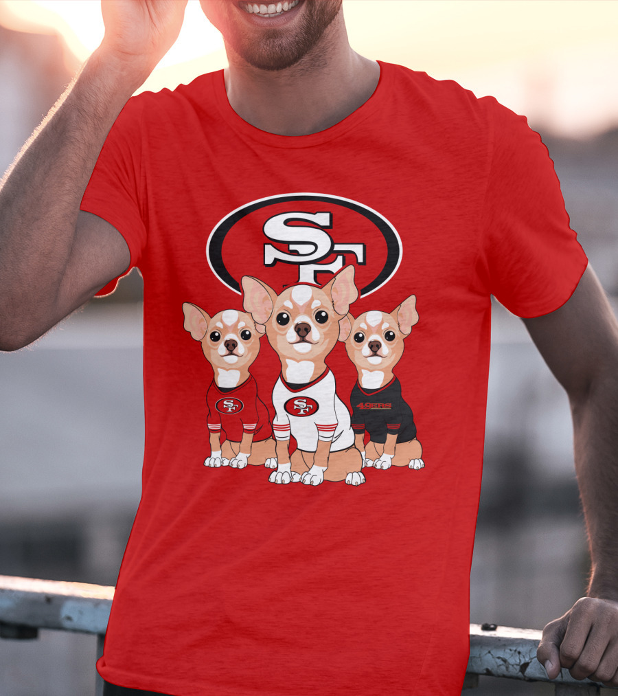 San Francisco 49ers Chihuahua T-Shirt