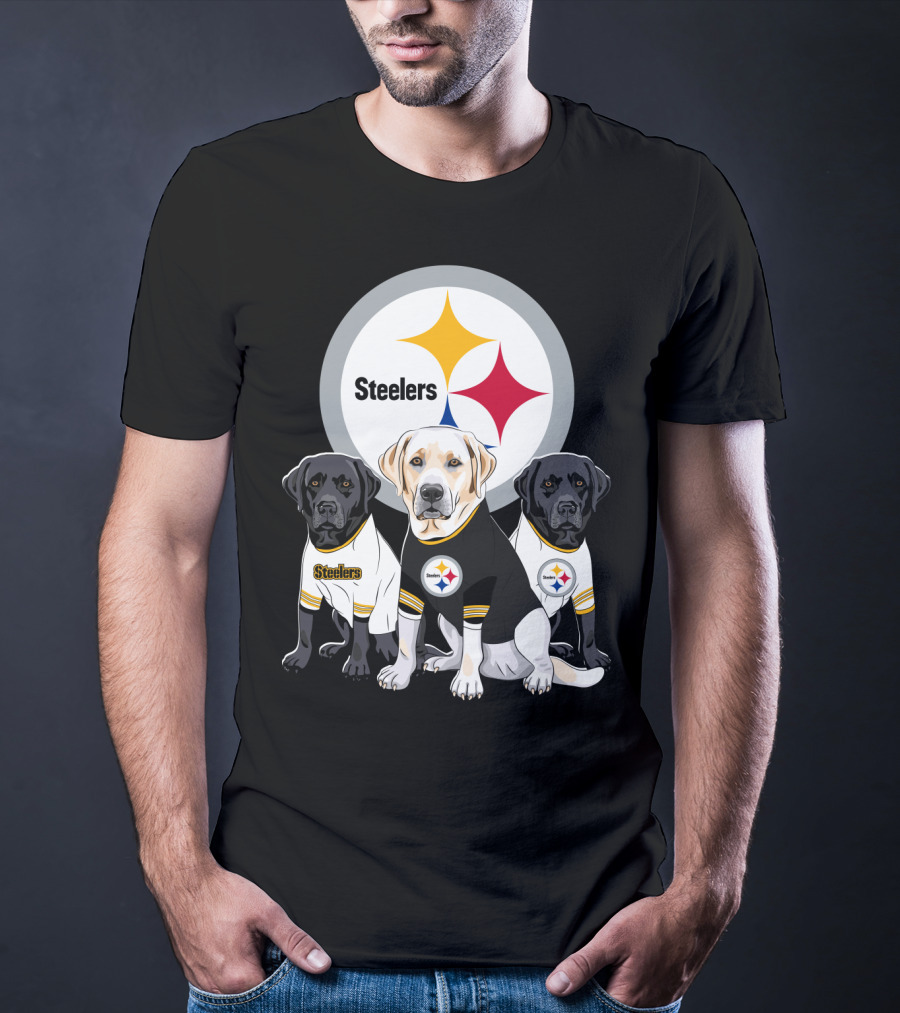 Steelers Labrador Trio T-Shirt